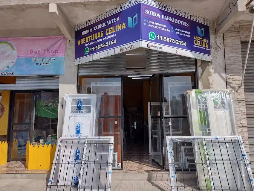 Aberturas Celina sucursal Lomas de zamora