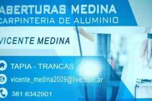 Aberturas Medina, Carpiteria de Aluminio