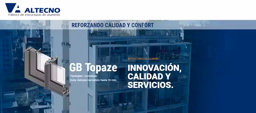 ALTECNO Fábrica de aberturas de aluminio