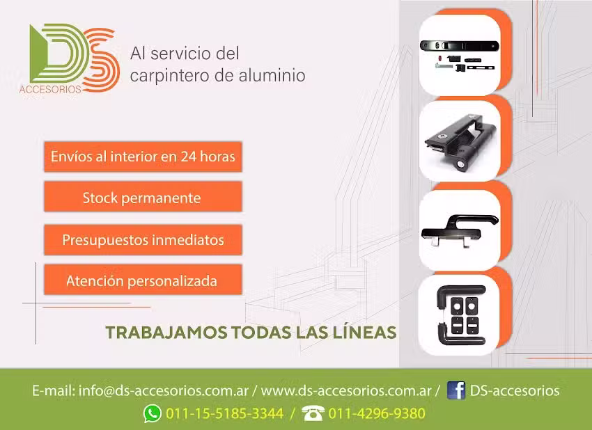 Ds-accesorios Para Carpinteria de Aluminio