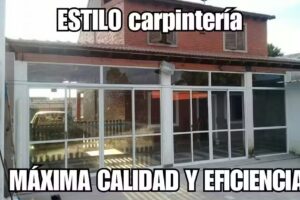 Estilo Carpintería en Aluminio