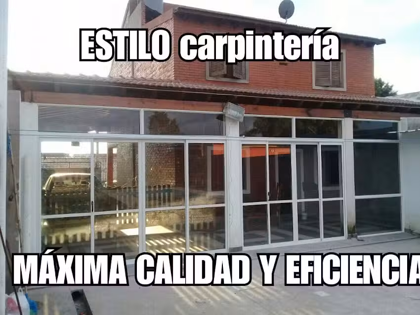Estilo Carpintería en Aluminio