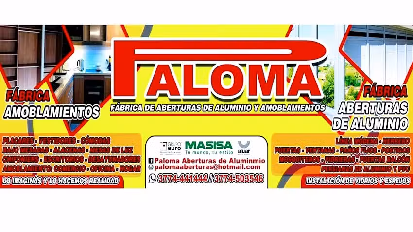 PALOMA ABERTURAS SAUCE